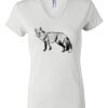 Women's Short Sleeve V-Neck T-Shirt Thumbnail