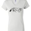 Women's Short Sleeve V-Neck T-Shirt Thumbnail