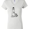 Women's Short Sleeve V-Neck T-Shirt Thumbnail