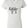 Women's Short Sleeve V-Neck T-Shirt Thumbnail