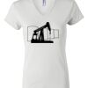 Women's Short Sleeve V-Neck T-Shirt Thumbnail