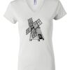 Women's Short Sleeve V-Neck T-Shirt Thumbnail