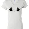 Women's Short Sleeve V-Neck T-Shirt Thumbnail