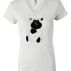 Women's Short Sleeve V-Neck T-Shirt Thumbnail