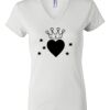 Women's Short Sleeve V-Neck T-Shirt Thumbnail