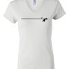 Women's Short Sleeve V-Neck T-Shirt Thumbnail