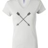 Women's Short Sleeve V-Neck T-Shirt Thumbnail