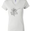 Women's Short Sleeve V-Neck T-Shirt Thumbnail