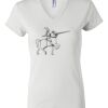 Women's Short Sleeve V-Neck T-Shirt Thumbnail