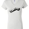 Women's Short Sleeve V-Neck T-Shirt Thumbnail