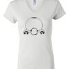 Women's Short Sleeve V-Neck T-Shirt Thumbnail