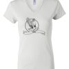 Women's Short Sleeve V-Neck T-Shirt Thumbnail