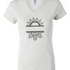 Women's Short Sleeve V-Neck T-Shirt Thumbnail