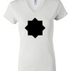 Women's Short Sleeve V-Neck T-Shirt Thumbnail