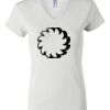 Women's Short Sleeve V-Neck T-Shirt Thumbnail