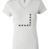 Women's Short Sleeve V-Neck T-Shirt Thumbnail