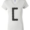 Women's Short Sleeve V-Neck T-Shirt Thumbnail