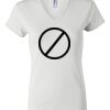 Women's Short Sleeve V-Neck T-Shirt Thumbnail