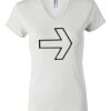 Women's Short Sleeve V-Neck T-Shirt Thumbnail