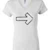 Women's Short Sleeve V-Neck T-Shirt Thumbnail