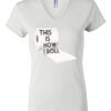 Women's Short Sleeve V-Neck T-Shirt Thumbnail