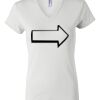 Women's Short Sleeve V-Neck T-Shirt Thumbnail