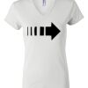 Women's Short Sleeve V-Neck T-Shirt Thumbnail