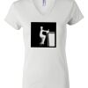 Women's Short Sleeve V-Neck T-Shirt Thumbnail