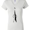 Women's Short Sleeve V-Neck T-Shirt Thumbnail