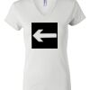 Women's Short Sleeve V-Neck T-Shirt Thumbnail