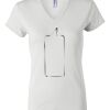 Women's Short Sleeve V-Neck T-Shirt Thumbnail