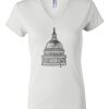 Women's Short Sleeve V-Neck T-Shirt Thumbnail