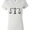 Women's Short Sleeve V-Neck T-Shirt Thumbnail