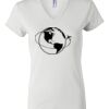 Women's Short Sleeve V-Neck T-Shirt Thumbnail