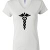 Women's Short Sleeve V-Neck T-Shirt Thumbnail