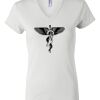 Women's Short Sleeve V-Neck T-Shirt Thumbnail