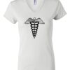 Women's Short Sleeve V-Neck T-Shirt Thumbnail