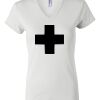 Women's Short Sleeve V-Neck T-Shirt Thumbnail