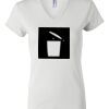 Women's Short Sleeve V-Neck T-Shirt Thumbnail