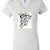 Women's Short Sleeve V-Neck T-Shirt Thumbnail