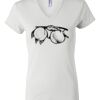 Women's Short Sleeve V-Neck T-Shirt Thumbnail