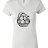 Women's Short Sleeve V-Neck T-Shirt Thumbnail