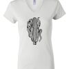 Women's Short Sleeve V-Neck T-Shirt Thumbnail