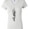 Women's Short Sleeve V-Neck T-Shirt Thumbnail