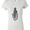 Women's Short Sleeve V-Neck T-Shirt Thumbnail