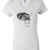 Women's Short Sleeve V-Neck T-Shirt Thumbnail