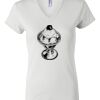 Women's Short Sleeve V-Neck T-Shirt Thumbnail