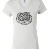 Women's Short Sleeve V-Neck T-Shirt Thumbnail