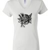 Women's Short Sleeve V-Neck T-Shirt Thumbnail