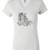 Women's Short Sleeve V-Neck T-Shirt Thumbnail